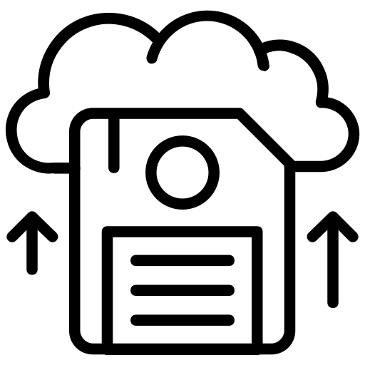 Icon: backup to cloud